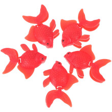 Roter Goldfisch aus Kunststoff für Aquarien, 5,7 cm