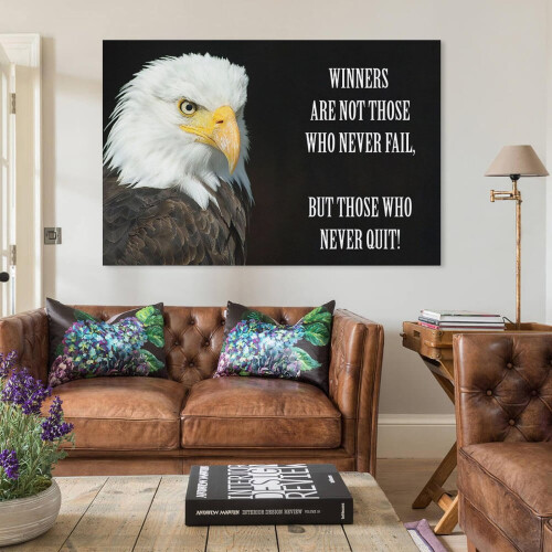 Affiche de motivation sur le thème de l'aigle, 50 x 75 cm 2