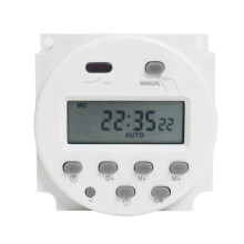 CN101A 12V Digital Timer Switch 7 Days Weekly Programmable Time Relay Programmer Rechargeable Battery Built-in A8J9