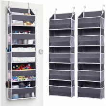 Organizador de puerta de 5 niveles de tela no tejida