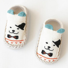 Infant Baby Boy Girls Toddlers Cartoon Animal Non Slip Indoor Slipper Shoes Socks with Grips 0-3 Years