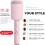 HIBIBUD Hair Waver Crimper – Ιωνικό Κεραμικό Ραβδί για Κυματιστά Χτενίσματα στην Παραλία, 4