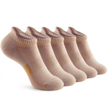 Mikilon Unisex Solid Color Knitted Socks Sweat-absorbing and Breathable Outdoor Sports Socks
