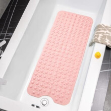 Tapete antiderrapante para banheira 39x16 polegadas – Lavável na máquina,