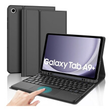 Slimme hoes met touchpad-toetsenbord voor Samsung A9+ Plus