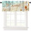 Mid-Century Modern Volantgordijn van polyester, 54x18 inch 1
