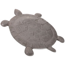 Outdoor Garden Stepping Stone Iron Tortoise Shape 1Set