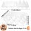 60 Pcs Clear Plastic Egg Cartons, 12-Count, 3x4 Grid, Reusable for Chicken Eggs – Compatible with Standard Egg Sizes 2