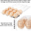 60 Pcs Clear Plastic Egg Cartons, 12-Count, 3x4 Grid, Reusable for Chicken Eggs – Compatible with Standard Egg Sizes 3