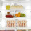 60 Pcs Clear Plastic Egg Cartons, 12-Count, 3x4 Grid, Reusable for Chicken Eggs – Compatible with Standard Egg Sizes 5