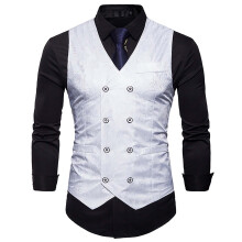 Men's Fashion Everyday Party Casual Print Double Breasted Blazer Jacket