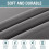 Bluish Grey Blackout Curtain Panel 100x84 in Grommet 4
