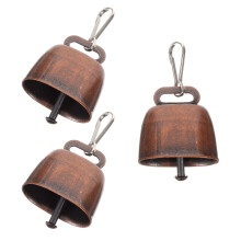 Campana de hierro para animales de granja: ligera, potente y de estilo vintage.