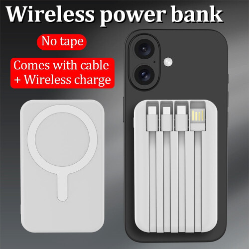 Magnetická bezdrátová powerbanka 10 000 mAh pro iPhone a Android 2