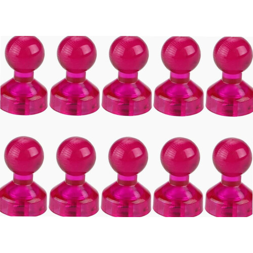 Pachet de 10 piuneze magnetice colorate 2
