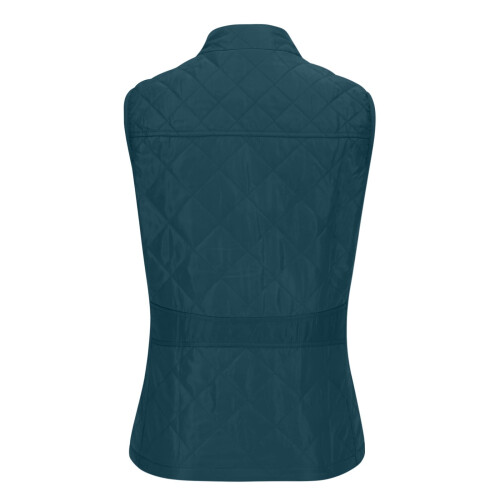 Vest for Women Winter Fall Basic Button Vest Solid Keep Warm Sleeveless Jacket with Pocket,Dark Blue 2