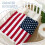 Patriotic Throw Blanket 30x40 in Red White Blue 4