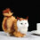 Peluche chat noir aux coutures détaillées 5
