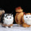 Peluche chat noir aux coutures détaillées 3