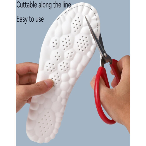 Solette Cloud per uomo e donna in memory foam 4D con supporto per l'arco plantare 2