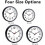 10 Inch Atomic Wall Clock – Battery Operated, Silent, 4