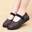 Γυναικεία Casual Flats με κέντημα λουλουδιών, Slip-On Flats με αναπνεύσιμο πλέγμα, Γυναικεία 5