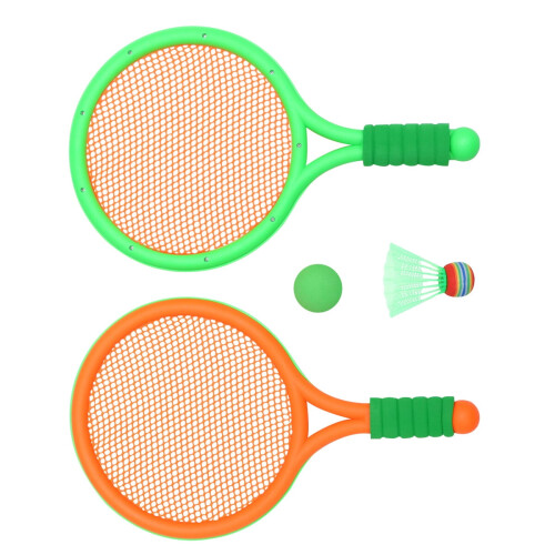Børne badmintonketchersæt til forældre-barn-spil (tilfældig farve) 1