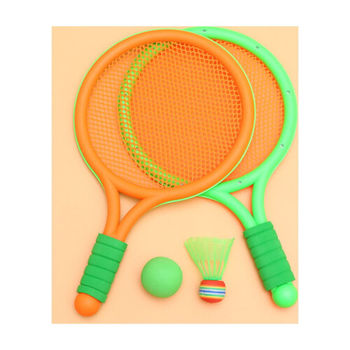 Børne badmintonketchersæt til forældre-barn-spil (tilfældig farve) 2