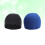 Polyester Stretch Swim Cap Black Sapphire Blue 2 Pack 6