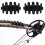 1 Pair Black Rubber Bow Stabilizer for Vibration Reduction and Noise Reduction 2