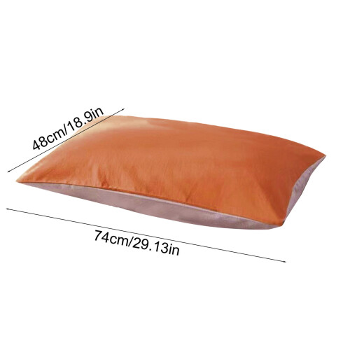 Taie d'oreiller en microfibre, taille standard, antidérapante 2