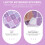 6Pcs Purple Keyboard Stickers for Computer Update Worn Out Keys Back to School 5