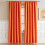 Orange blackout curtains 52" W x 72" L 2 panels back tab 2