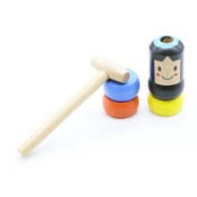 The Unbreakable Wooden Man Magic Toy, Puppet Stage Magic Props Children Kids Magia Easy Doing Gift for Halloween Christmas (1 Set)