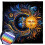 Moon & Sun Tarots Card Tablecloth Divinations Card Table Cloth Tapestry 1