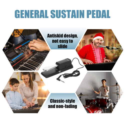 Keyboards Compatible with All Electronic Synthesizer Damper Pedal 2