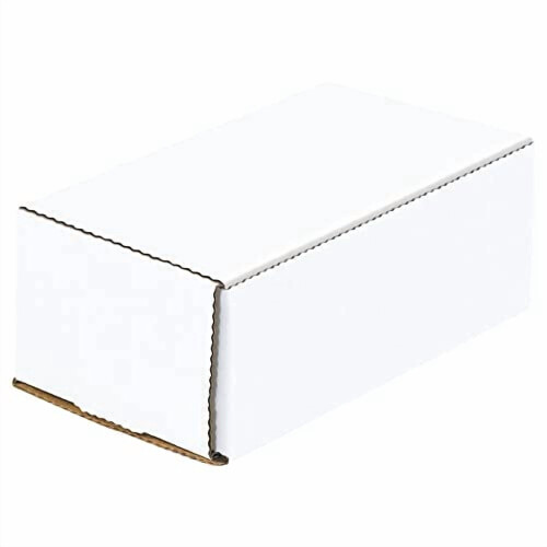 Envelope de papelão ondulado 6,5 x 3,6 x 2,5 polegadas 2