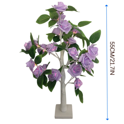LED-rosetrelampe – Hjerteformet dekorativ nattlampe 2