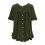 Γυναικείο Casual Tunic Top με Κοντομάνικο Στυλ VERUGU, με βολάν και κουμπιά, στρογγυλή 5