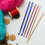 6 Pcs Extra Long Crochet Needles Assorted Color for Needlework Projects for Children 8