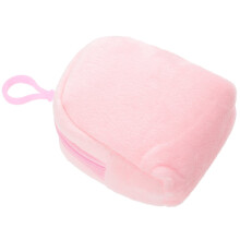 Bolsa de pelúcia rosa para menina, ideal para diversas ocasiões.