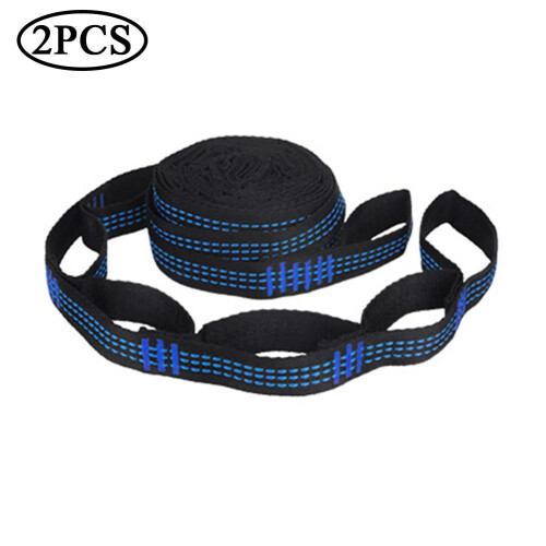 Adjustable Tree Hanging Hammock Straps, Blue (2 Count)