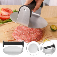 SHEIGUANNI Professional 6" Stainless Steel Smashed Burger Press for Griddle, Grill & Flat Top | Compatible with All Surfaces