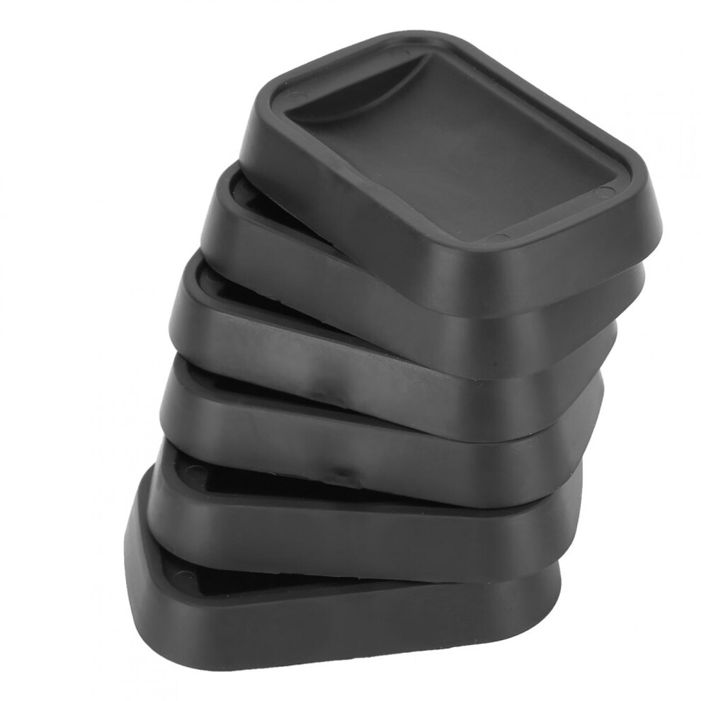 Fdit 6 Pcs Furniture Cups,AntiâSliding Rubber Wheel Caster Coasters Cups Protectors For Sofas 9175034766336