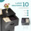 Fabric Storage Cabinet Gray 10-Drawer 3