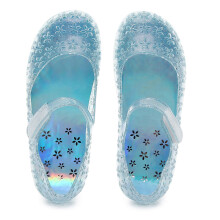 YOUSNH Princess Shoes Girls Sandals Jelly Mary Jane Dance Party Shoes For Kids Toddler Sandals for Kids Blue 13