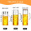 Borosilicate Glass Water Bottle with Handle 3