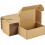 Pacote com 25 caixas de envio de 9x6x4 polegadas, pequenas caixas de papelão ondulado para embalagem de correspondências e envio de literatura. 1