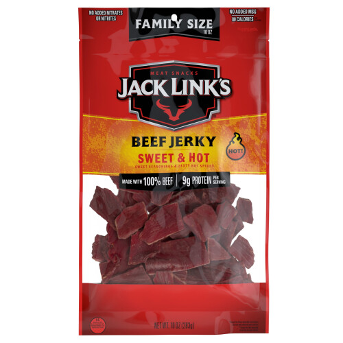Sweet and Hot Beef Jerky, 10 Ounce