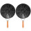 2pcs Heat Diffuser Reducer with Wooden Handle for Gas Stove 1